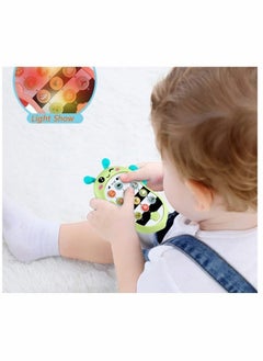 Y&D Baby Cell Phone Toys, Multi-function Mode Children's Early Education Music Mobile Phone, Teething Toy for Babies, Enlightenment Simulation with Light and Sound  - Image 3