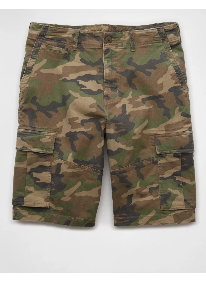 امريكان ايجل AE Flex 12" Lived-In Camo Cargo Short