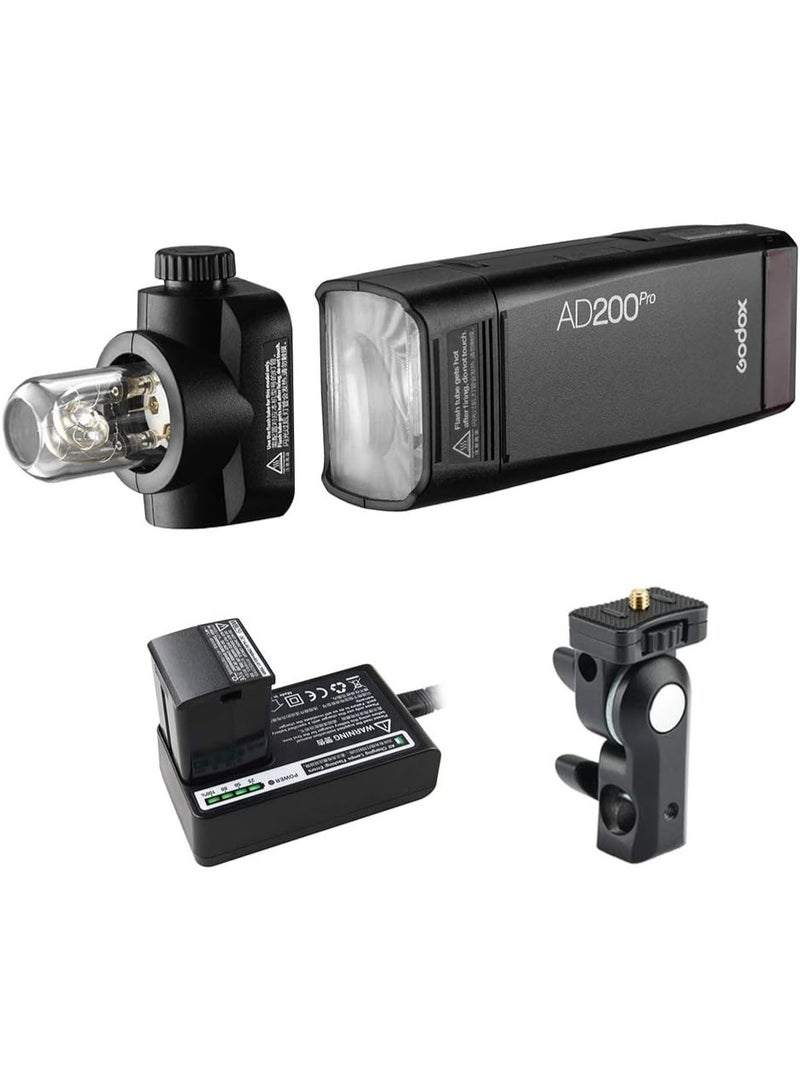 Godox AD200 Pro TTL Pocket Flash – 200Ws, 2.4GHz Wireless, HSS 1/8000s, Lithium Battery, Compact Design - Image 4