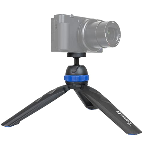 Benro PP1 PocketPod Tabletop Tripod & Handgrip – Ultra-Compact Mini Tripod with Built-in Metal Ball Head, Supports Up to 3.3 lb (1.5 kg), Fits Smartphones, GoPro & Compact Cameras – Foldable to 6.9″ - Image 2