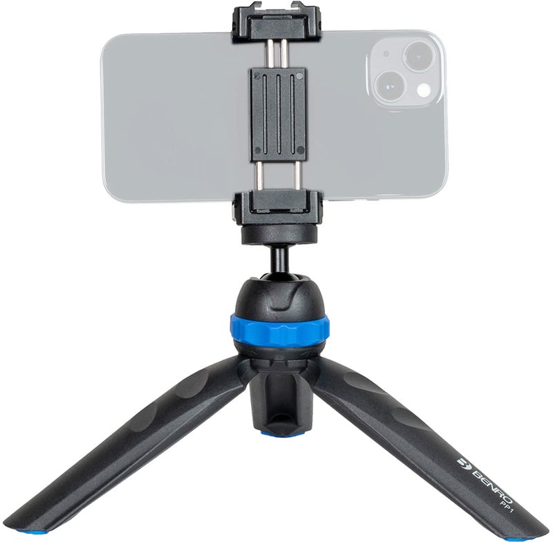Benro PP1 PocketPod Tabletop Tripod & Handgrip – Ultra-Compact Mini Tripod with Built-in Metal Ball Head, Supports Up to 3.3 lb (1.5 kg), Fits Smartphones, GoPro & Compact Cameras – Foldable to 6.9″ - Image 5