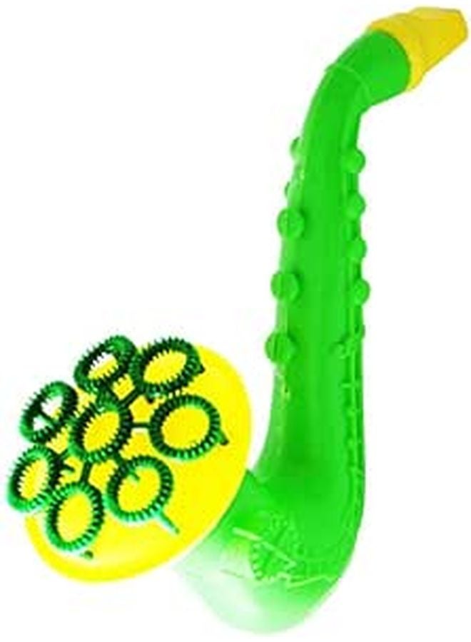 Portable Bubble Blower Machine with 6 Horns for Outdoor Kids Party Supplies Random Pattern - Image 1