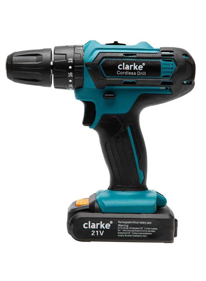 Clarke Cordless Hammer Drill 21V Heavy Duty