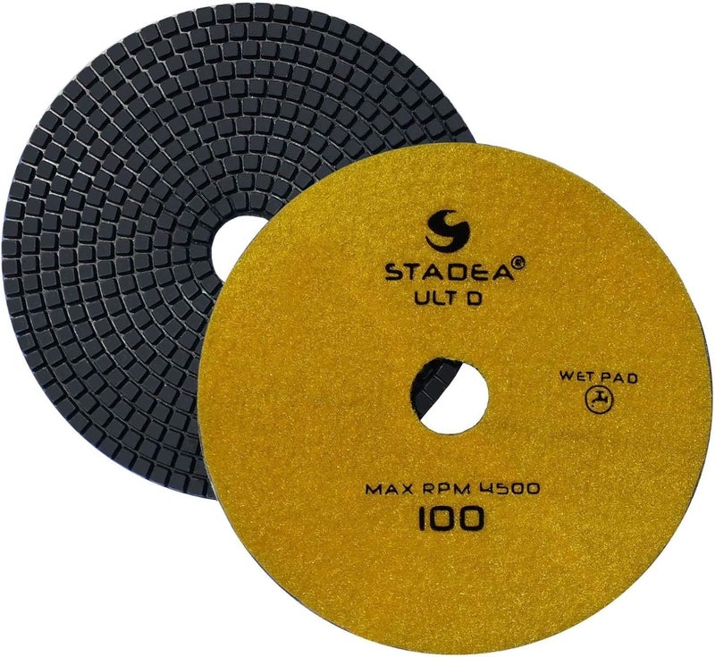 Stadea PPW166X Granite Polishing Pads 7 Diamond Pads Set For Granite Quartz Stones Polish - Image 5