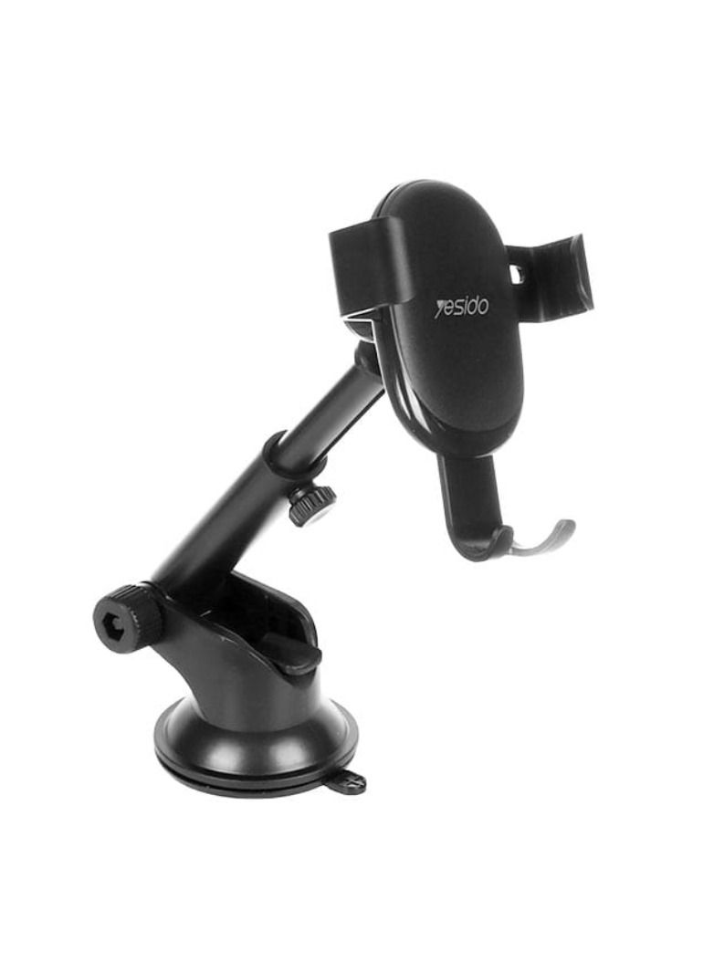 Yesido Car Phone Holder Inverted Hook Cradle Auto Clamping Gravity Mobile Holder Phone Holder Black C120 - Image 5