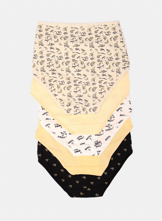 Carina Pack of 5 Colored Full Brief Panties - Image 3