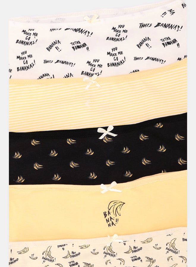 Carina Pack of 5 Colored Full Brief Panties - Image 2