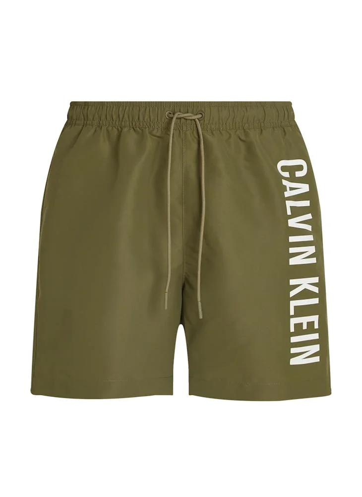 Calvin Klein Jeans Intense Power - Medium Swim Shorts With Drawstring
