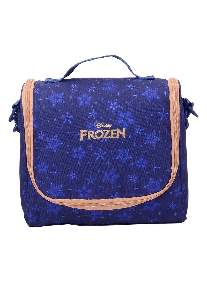 Disney FROZEN طقم حقائب ترولي بعجلات كبيرة مكون من 3 قطع من ديزني فروزن للفتيات - حقائب سفر مدرسية مع حقيبة ظهر، حقيبة غداء وحافظة أقلام - تصميم إلسا وآنا - Image 4