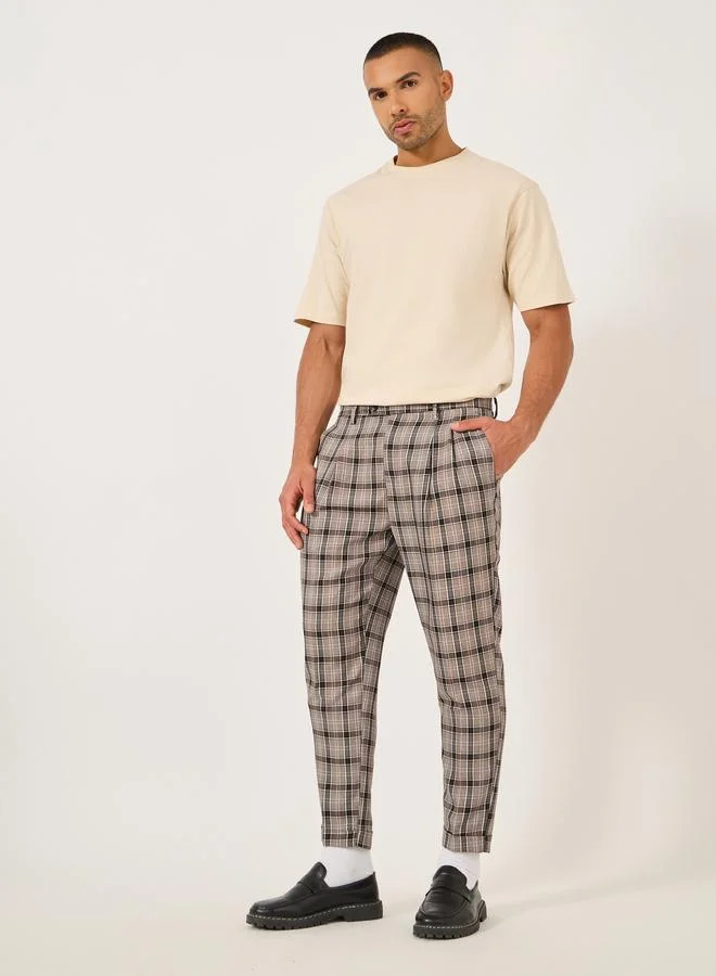 تايك تو Take Two Relaxed Fit Plaid Pants