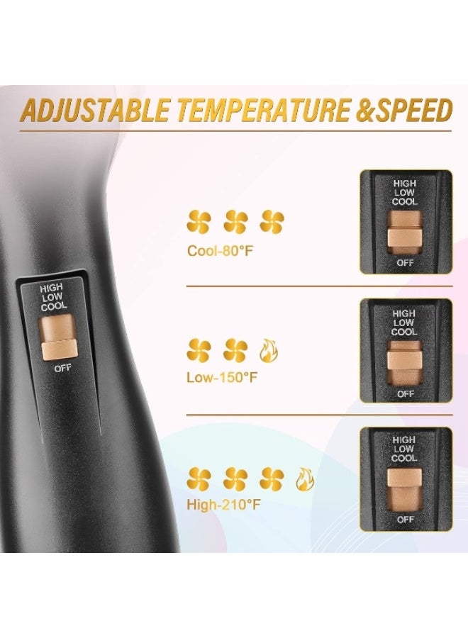 MULLINER Multi-functional Design Dry Style  and Volumizer Hair Dyer Brush ML-5013 - Image 3