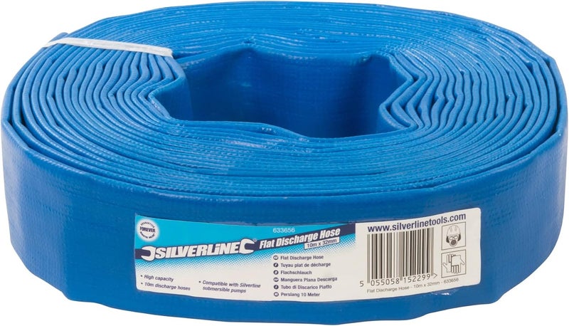 Silverline 633656 Lay Flat Hose 10m x 32 mm - Image 2