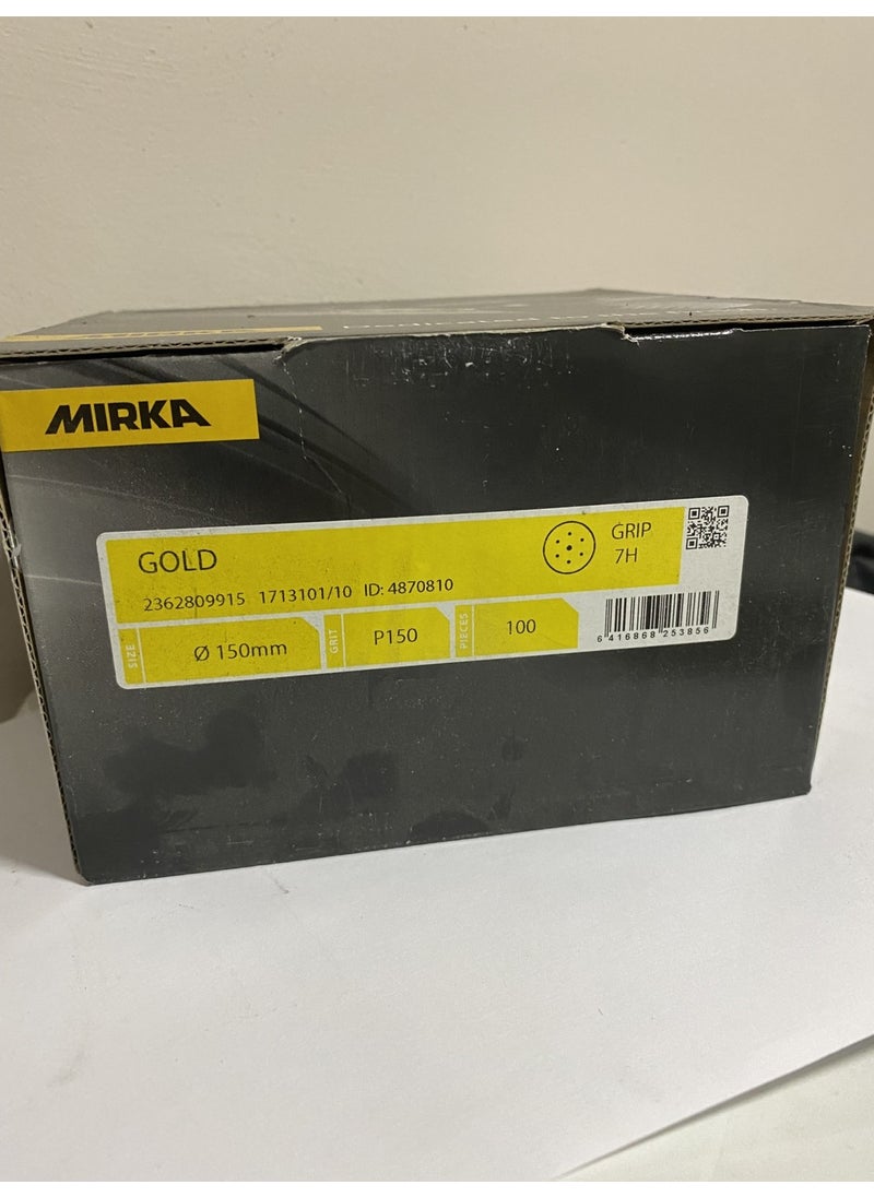 Mirka - Circle Sandpaper Gold P150 (100 L) - Image 1
