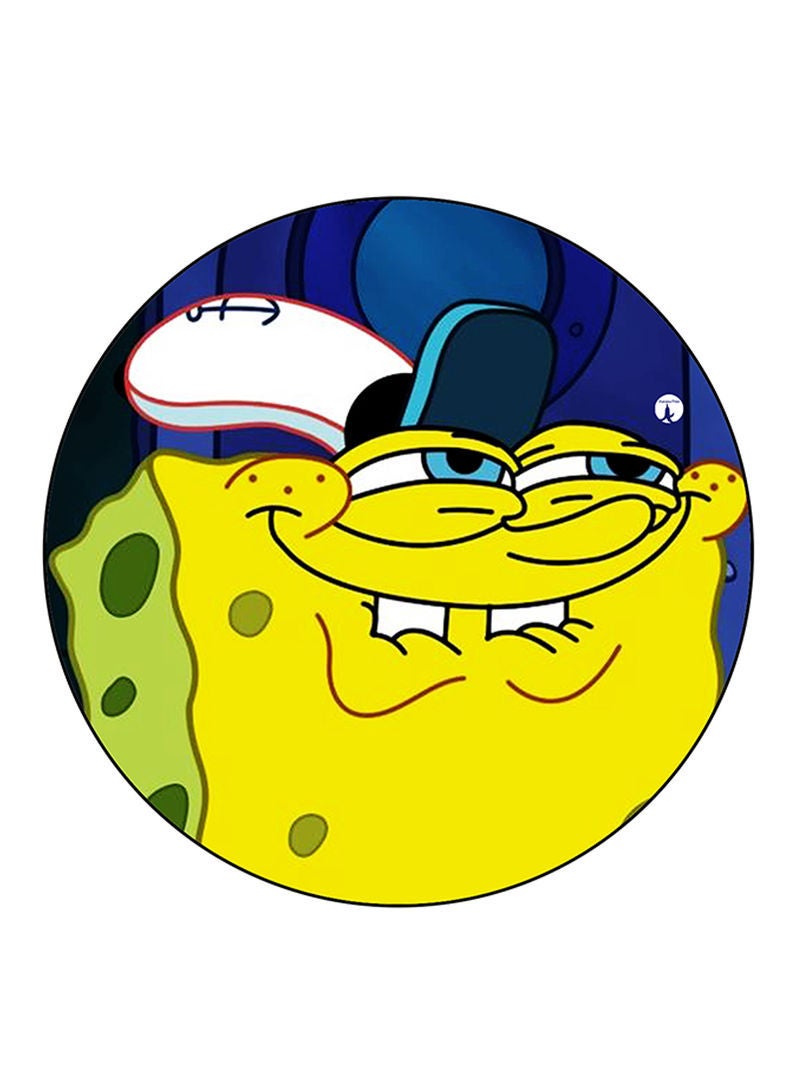 RKN Spongebob Printed Mouse Pad  Multicolour