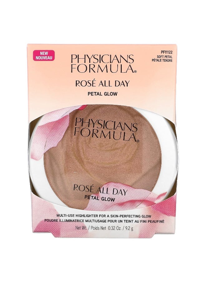 Physician's Formula Physicians Formula, Rosé All Day Petal Glow, Multi Use Highlighter, PF11122 Soft Petal, 0.32 oz (9.2 g)  - Image 2