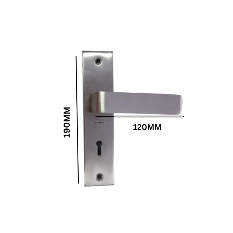 Mortice Door Handle Lock Set with Keys for Main Lever Lock Internal Door in Residential and Commercial Spaces Full ss AS1051 - Image 2