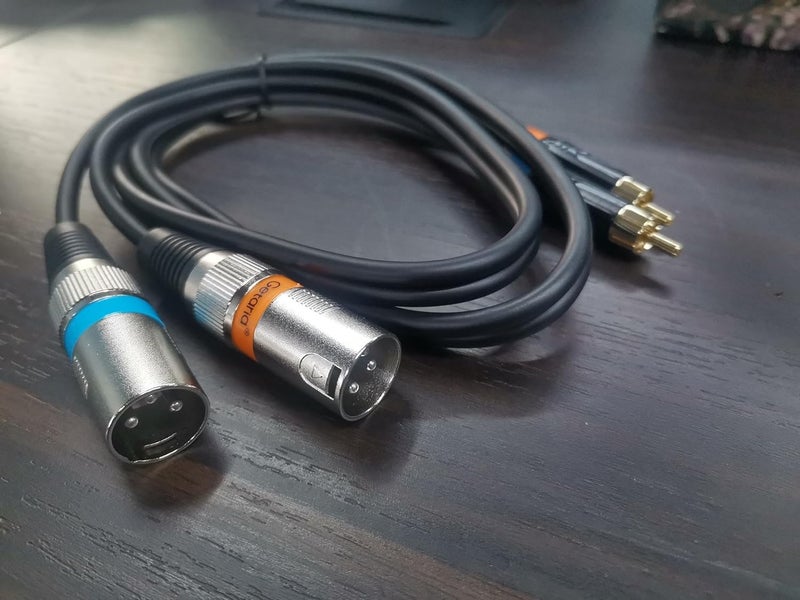 Getaria Dual XLR to RCA cable, Heavry Duty Dual XLR Female to Dual RCA Male Cable, 2 Female XLR to 2 RCA Male Patch Cord Hi Fi Stereo Audio Wire for Mixer, Power Amplifier, Audio Player - Image 3