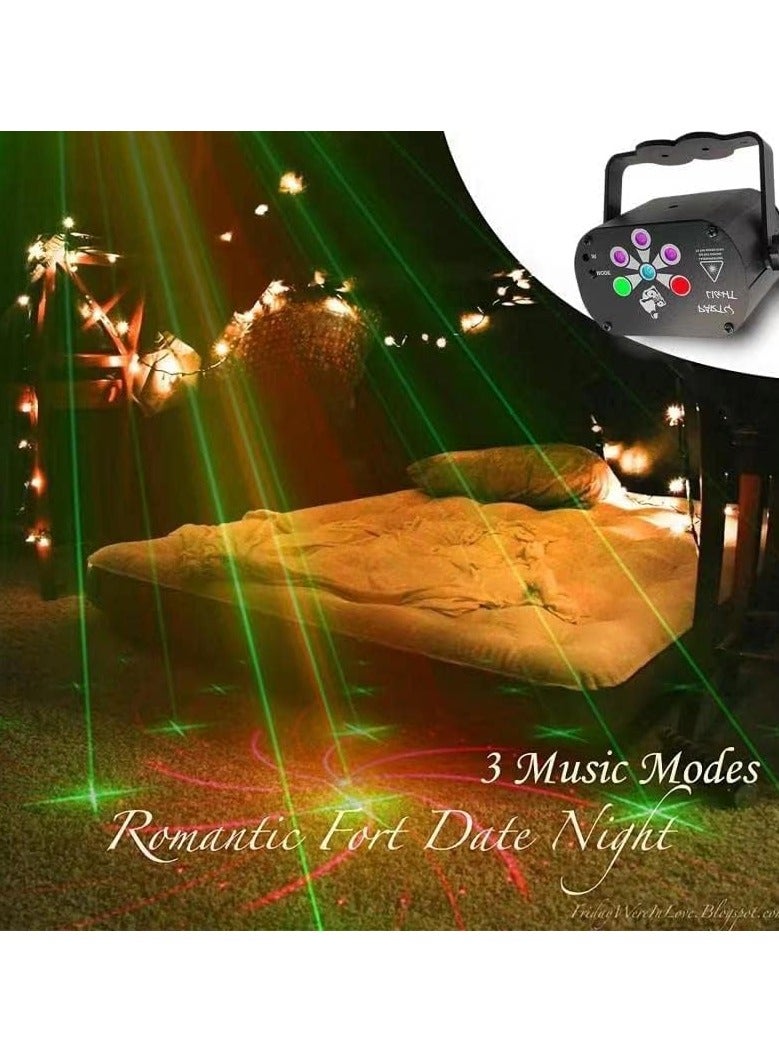 General Upgraded Party Light Disco Laser Light Projector 6 Eyes Sound Activated Strobe Light with Remote Controller and UV for Indoor Parties Kids Gifts  - Image 4