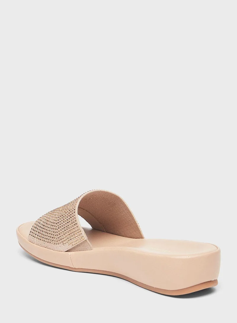 Le Confort One Strap Wedge Sandals