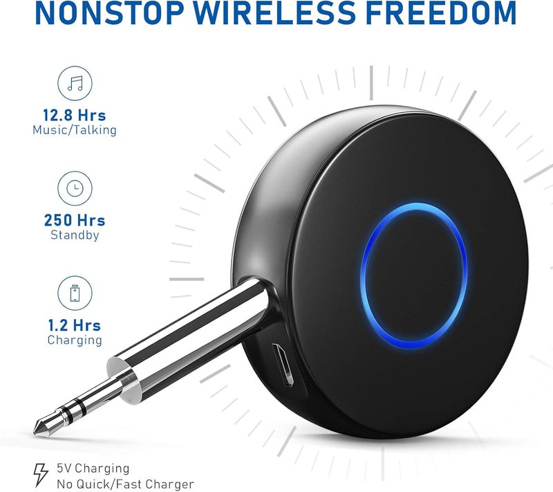 SONRU Bluetooth 4.1 Receiver - Mini Wireless Audio Adapter for 3.5mm Devices - Image 2