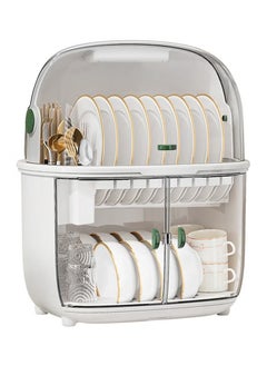 Beauenty Home Kitchen Utensil Drain Storage Box with Drain Rack 37.8*28.3*44.3CM  - Image 1