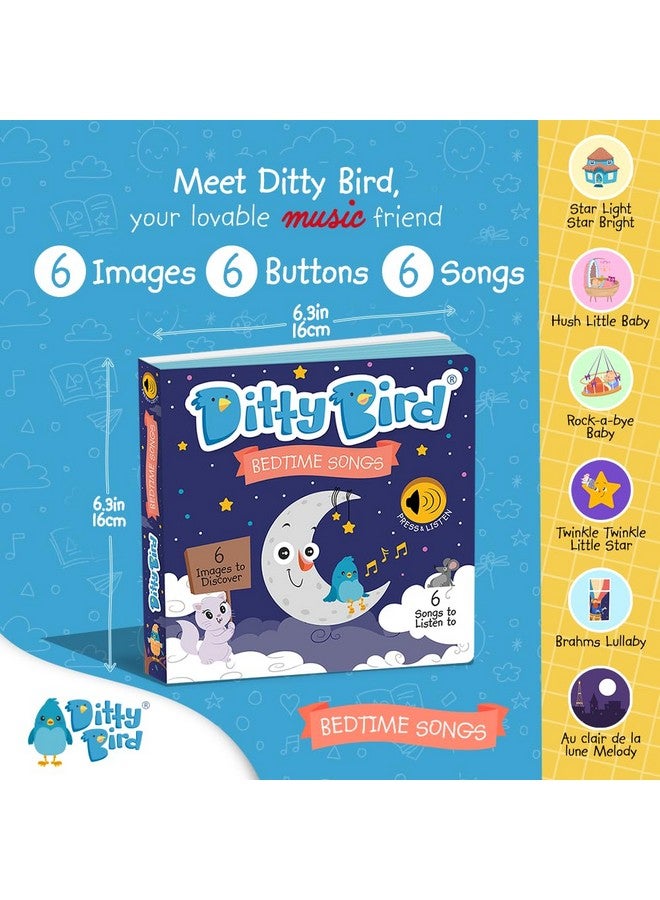 Ditty Bird Musical Books For Toddlers | Bedtime Sound Book | Twinkle Twinkle Little Star Nursery Rhyme Toys | Interactive Toddler Books For 1 Year Old To 3 Year Olds | Sturdy Sing Along Talking Book - Image 2