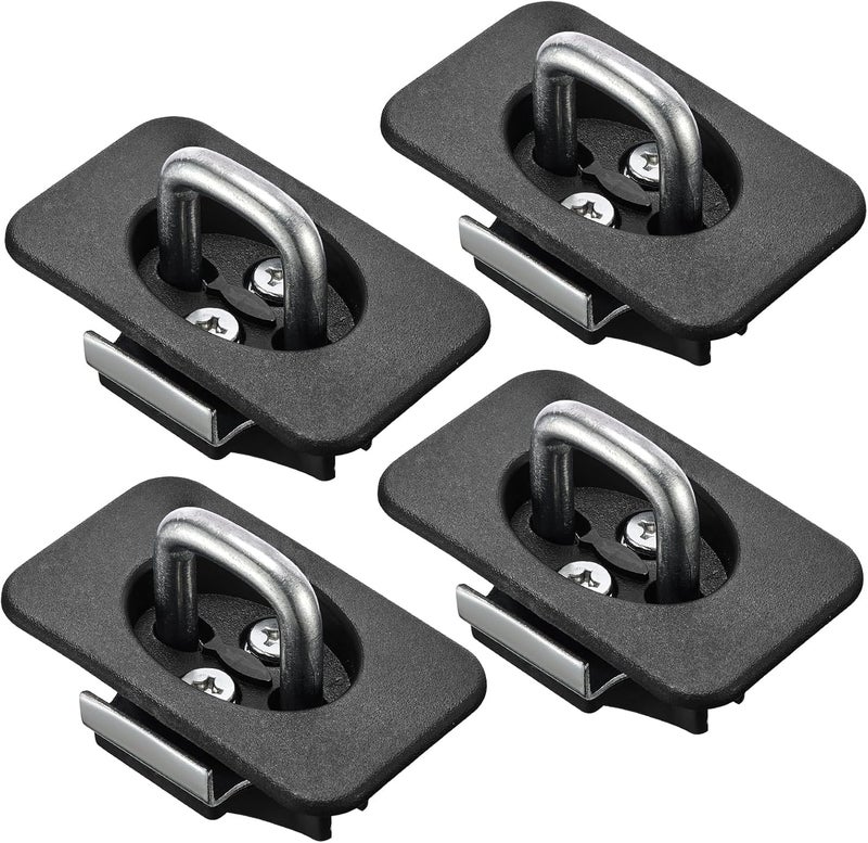 SPEEDWOW Retractable Truck Bed Tie Down Anchors Compatible with F-150 2015-2023; Compatible with F-250 Super Duty; Compatible with F-350 Super Duty; Compatible with Raptor Trucks 2017-2023 - Image 1