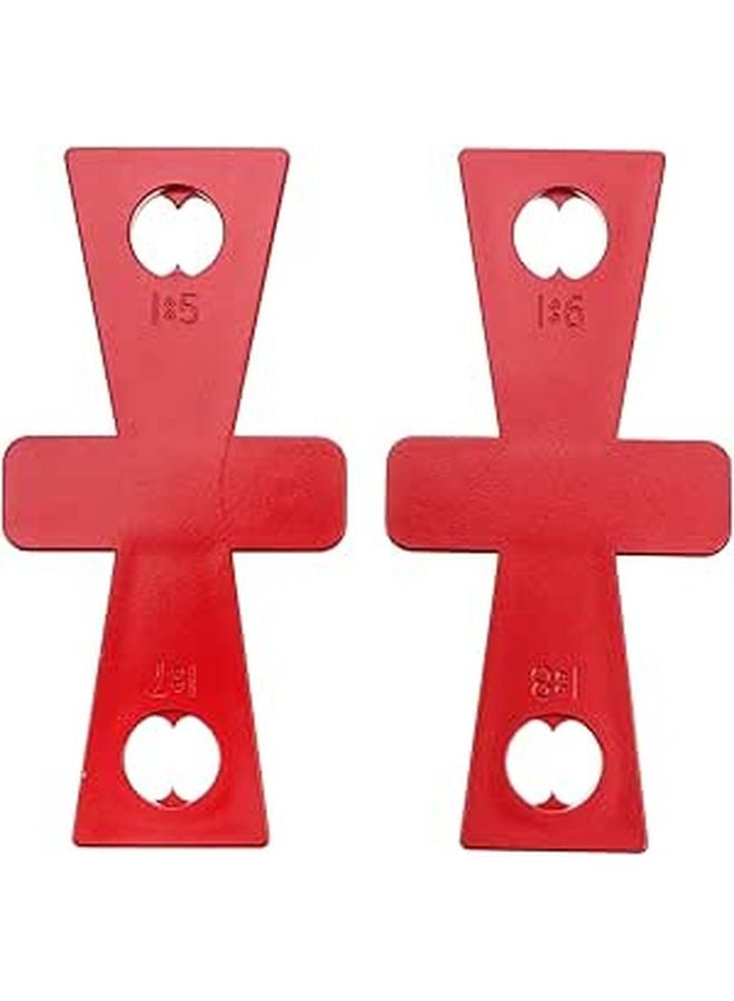 2 Pcs ABS Dovetail Scriber Marking Gauge Woodworking Measuring Tool for Carpentry DIY - Image 1