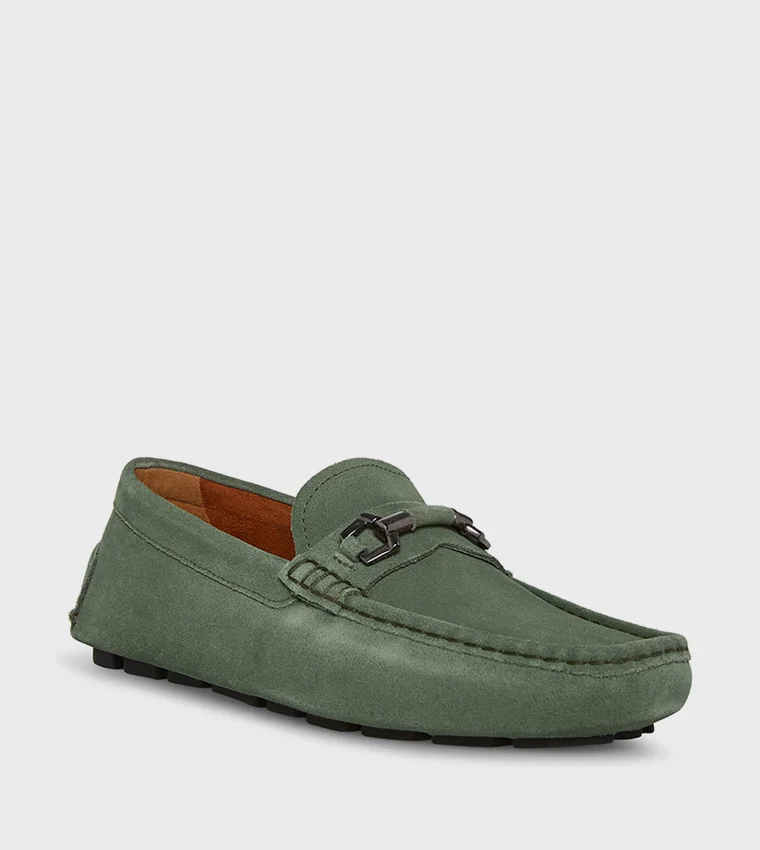 Steve Madden Boteti Olive Suede Men's Loafers