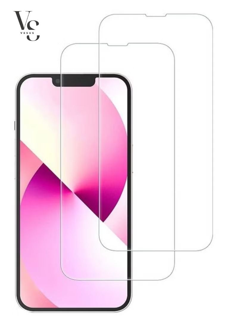 فيسوس 2-Piece iPhone 13 Pro واقي شاشة زجاجي مقوى شفاف
