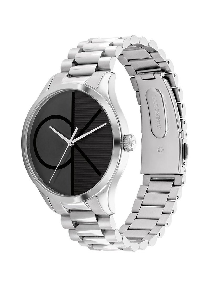 CALVIN KLEIN ساعة يد ايكونيك للجنسين من الستانلس ستيل - 25200163 - Image 2