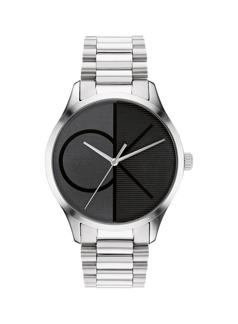 CALVIN KLEIN ساعة يد ايكونيك للجنسين من الستانلس ستيل - 25200163 - Image 1