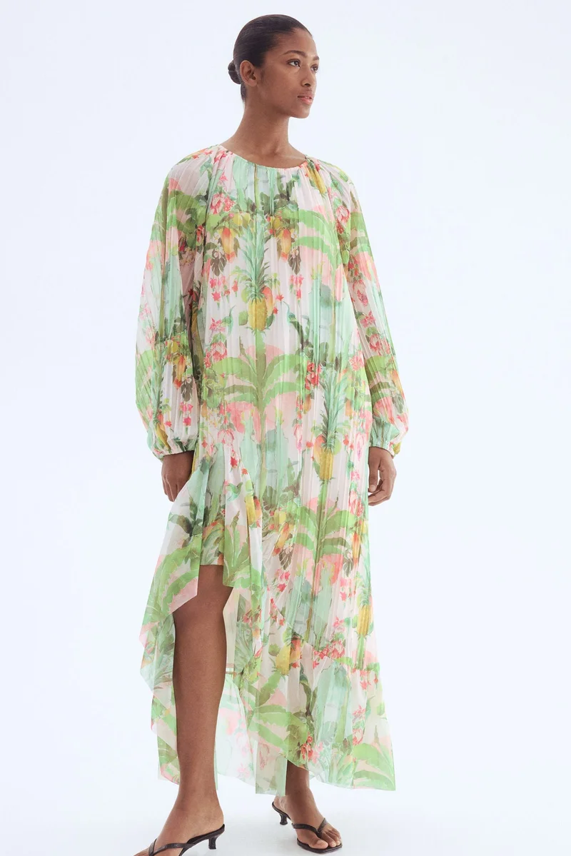 اتش اند ام فستان ماكسي بكسرات