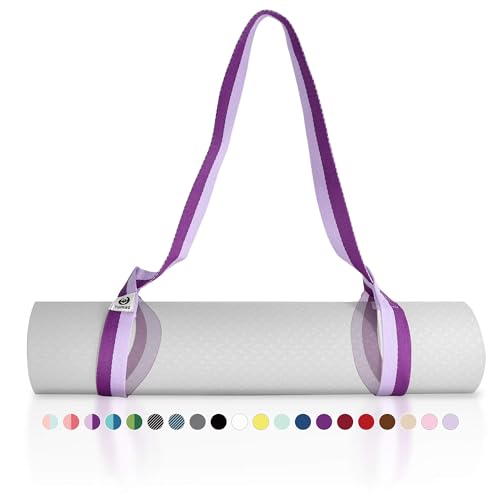 Tumaz Yoga Mat Strap [MAT NOT Included] (2 Sizes) with Extra Thick & Comfy Delicate Texture, Adjustable Yoga Mat Carrier - Image 1