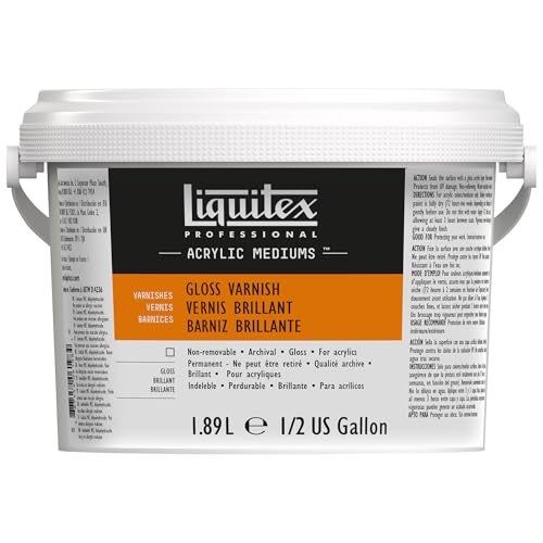 Liquitex Professional Gloss Varnish Half Gallon Bucket 189 L 64oz - Image 1