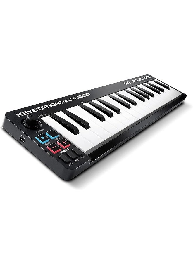 M-Audio Keystation Mini 32 MK3 - USB MIDI Keyboard Controller with 32 Velocity Sensitive Mini Keys and Recording Software Included - pzsku/Z9C1A7B23934232963A7EZ/45/_/1712313283/c124f39d-c446-4d36-a0f7-71612ce9f065