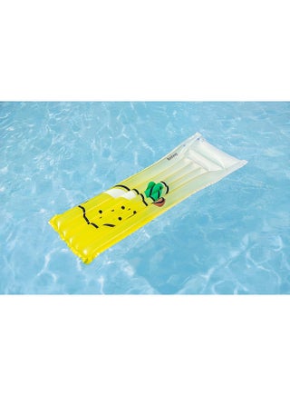 Bestway, Inflatable Fresh Squeezed Lemon Floating Mat Pool Float Mattress Kids Adults Water Lounge Bed Summer Pool Beach Float with Repair Patch, 6ftx27in - view 3