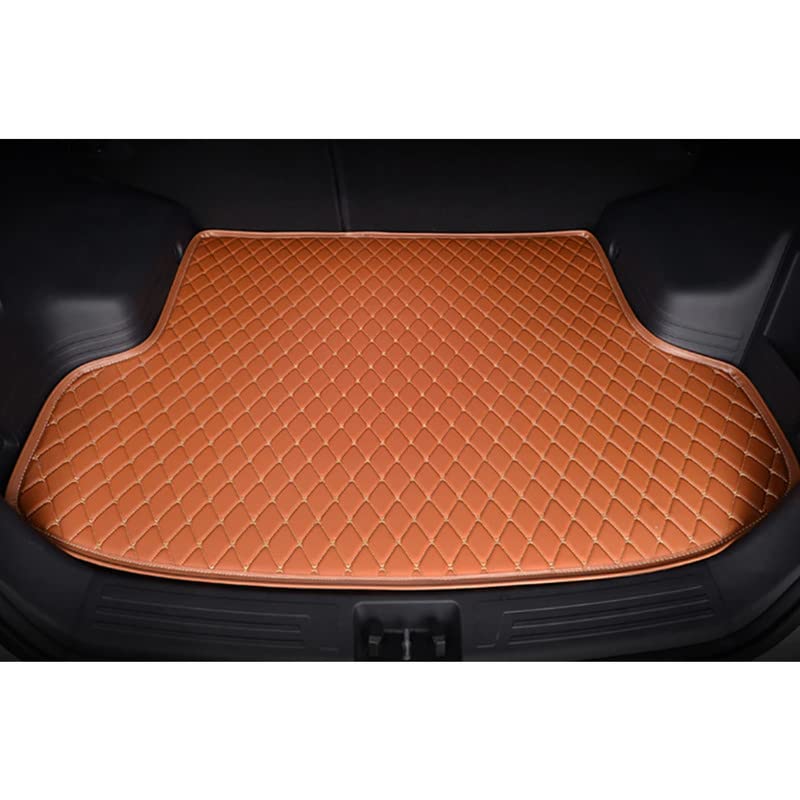 AutoZing® 7D Car Trunk/Boot/Dicky Mat Compatible with Maruti Suzuki Grand Vitara 2022 PU Leatherette 7 Layer Protection Anti Skid Car Accessories Tan - Image 2