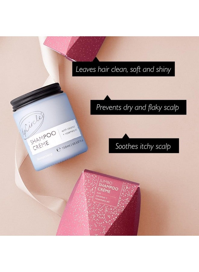 اب سيركل كريم شامبو جامبو من أبسيركل بزيت إكليل الجبل والتوت الوردي - 150 مل - تركيبة لطيفة لتهدئة الشعر وتنظيفه - زيت جوز الهند والجريب فروت - طبيعي، نباتي، خالٍ من القسوة - Image 2