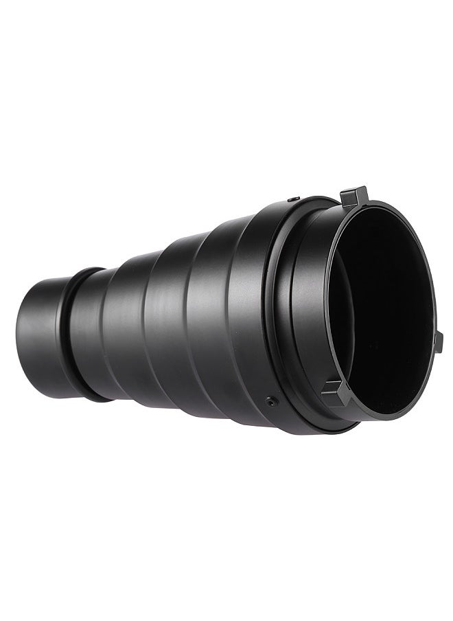 ANDOER - Metal Conical Snoot with Honeycomb Grid 5pcs Color Filter Kit for Bowens Mount Studio Strobe Monolight Photography Flash - Image 1