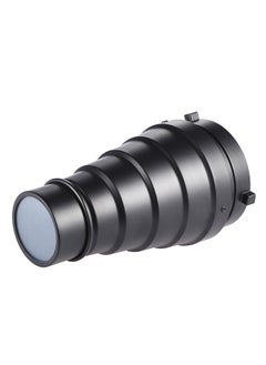 Metal Conical Snoot with Honeycomb Grid 5pcs Color Filter Kit for Bowens Mount Studio Strobe Monolight Photography Flash