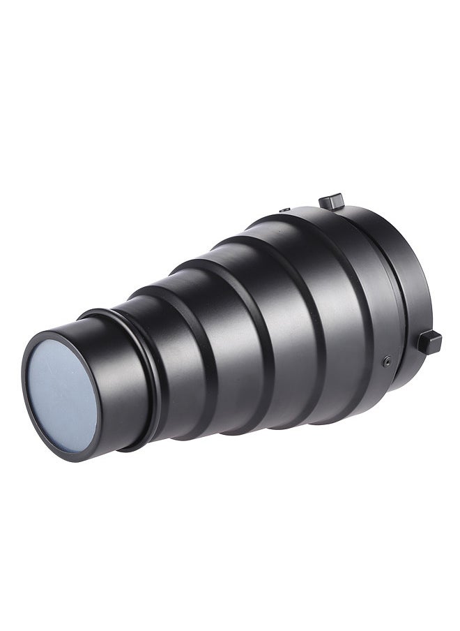 ANDOER - Metal Conical Snoot with Honeycomb Grid 5pcs Color Filter Kit for Bowens Mount Studio Strobe Monolight Photography Flash - Image 1