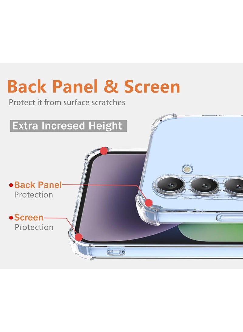 Phone Case for Samsung Galaxy A26, Clear Case Shockproof Protective Bumper Slim Cover - Image 2