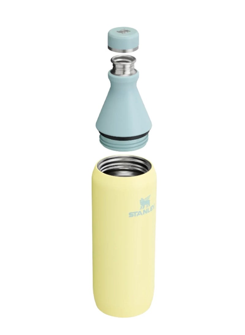 Stanley The All Day Slim Bottle 591Ml / 20Oz  Slim & Stylish Stainless Steel Insulated Water Bottle With Double-Wall Vacuum Insulation, Leakproof Design, Bpa-Free, Dishwasher Safe, Car Cup Holder Compatible, Eco-Friendly Recycled Steel, Keeps Drinks Ice-Cold For Hours  Perfect For Work, Travel, Sports & Everyday Hydration - Image 2