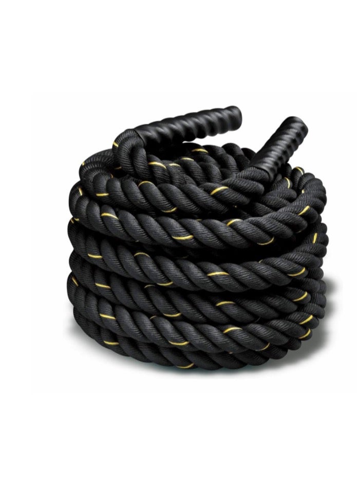 KUYING Sports Combat Rope 9M Heavy Workout Fitness Combat Rope 3.8cm * 9m full body Training equipment Rope Strength Building Muscle Training Rope Core Aerobic Cross Fit Arm Twist rope for home gym outdoors  - Image 1