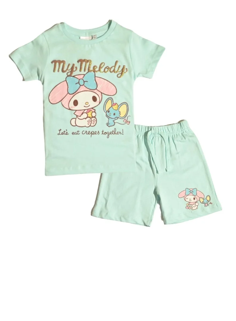 MY MELODY MY MELODY GIRLS T-SHIRT & SHORT SET‬