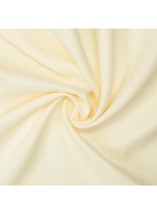 Gee Di Moda Rectangle Tablecloth - 70 x 120 Inch Ivory Table Cloth for 6 or 8 Foot Rectangle Table - Heavy Duty Washable Fabric - for Buffet Table, Holiday Party, Dinner, Wedding & Baby Shower - Image 4