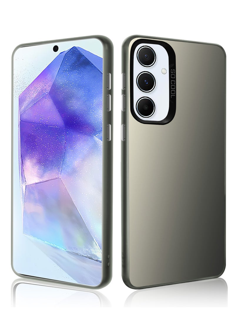 LiuShan Samsung Galaxy A16 5G Case, Slim TPU Bumper Phone Cover,360°Full Body Shockproof Protective Phone Case for Samsung A16 5G Gray - Image 1