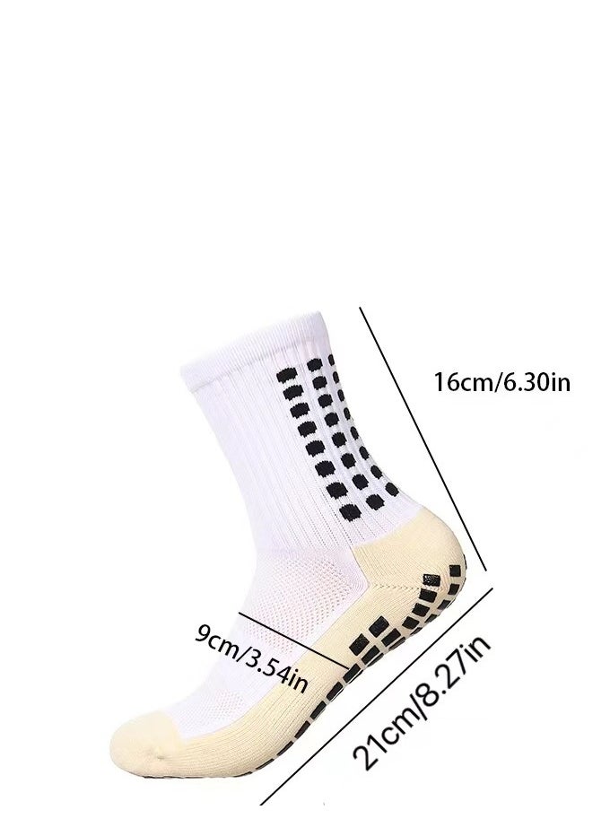Generic 3 Pairs of Non-Slip Grip Pads for Men's Football and Basketball Socks  - Image 3