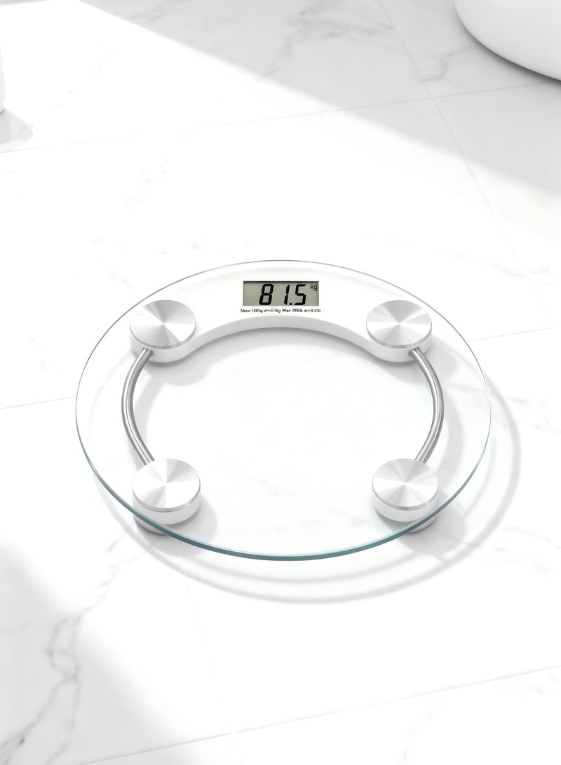 Focus 2011A1 Smart Digital Scale with Tempered Glass Platform, Backlit LCD Display, High Precision 180 kg/396 lbs, Dual Unit kg/lb, Step-On Technology, Auto-Off Function, Non-Slip Feet – Suitable for Home, Gym, Bathroom, Hotels - Image 5